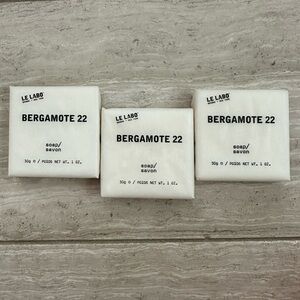 Le Labo Bergamote 22 scent soap set of 3- 30g (1 oz) each